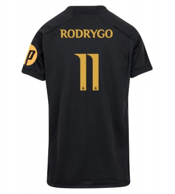 Real Madrid Rodrygo Goes #11 Tredje Tröja Dam 2023-24 Kortärmad